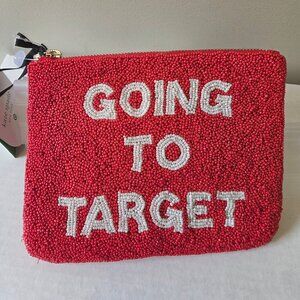 Going to Target Beaded Clutch kate spade new york x Target Red/White